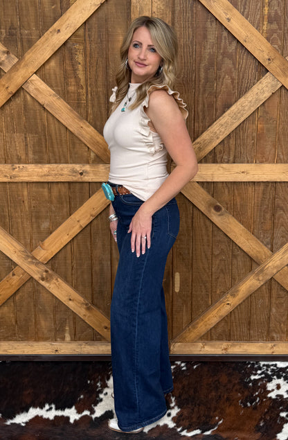 The Betty Top *Beige