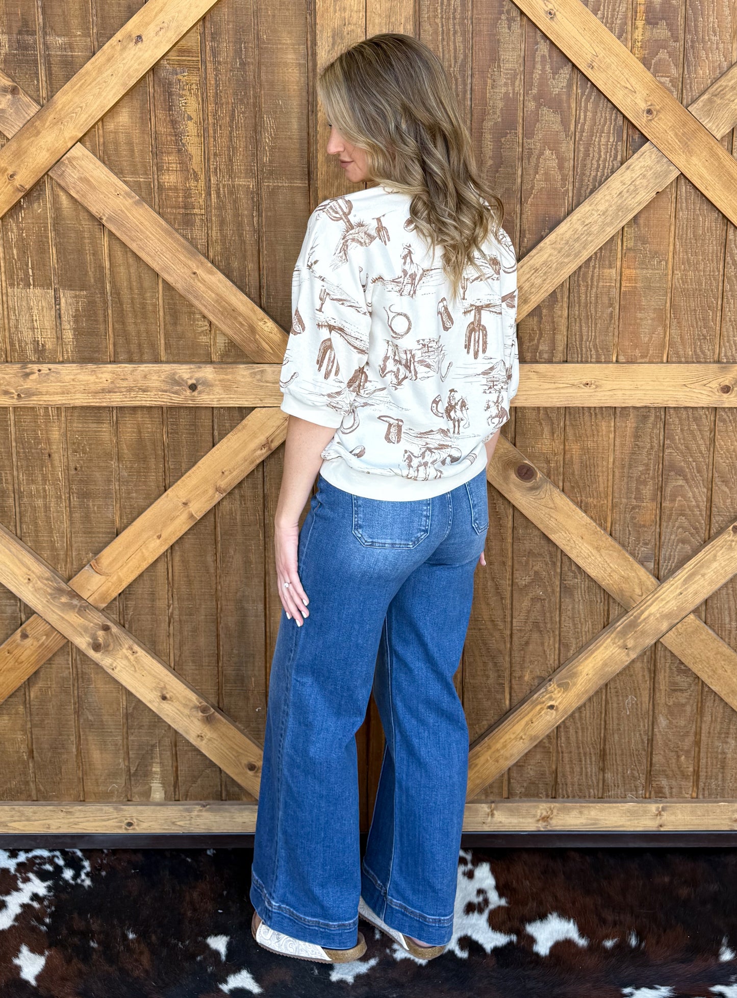 Cozy Cowboy Desert Top