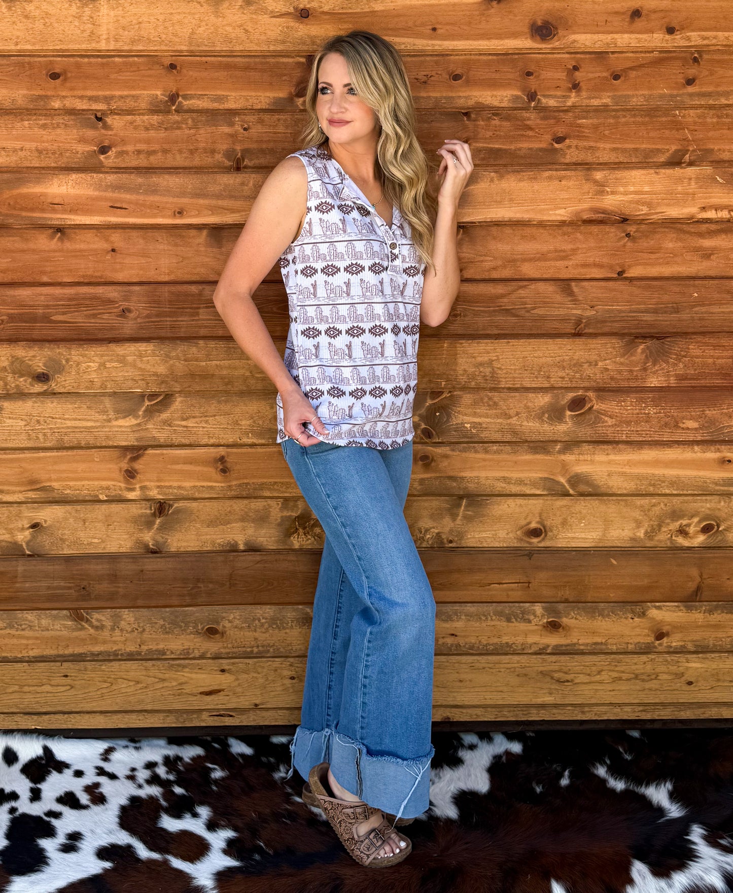 Cactus & Aztec Tank