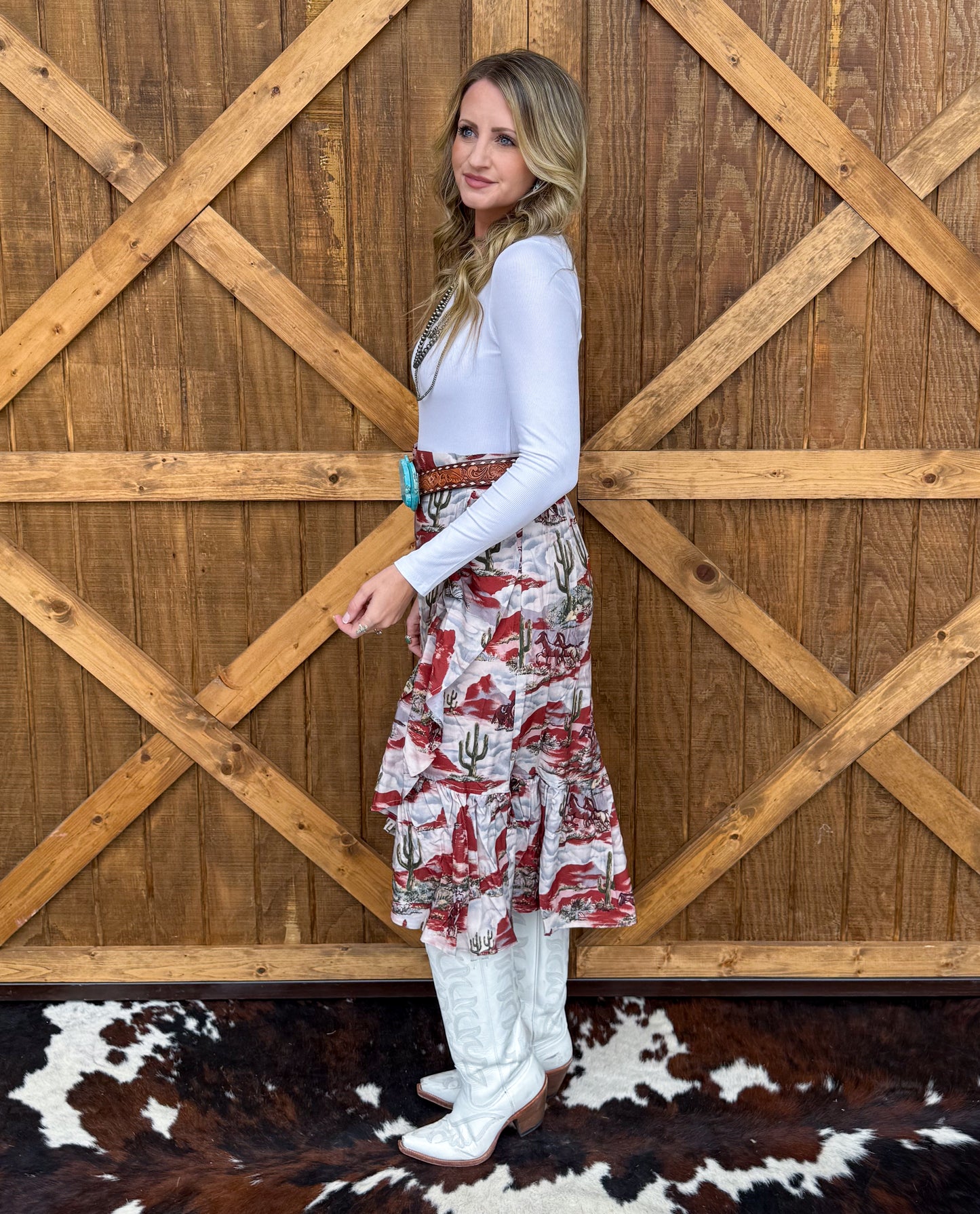 Desert Dreamin’ Ruffle Skirt