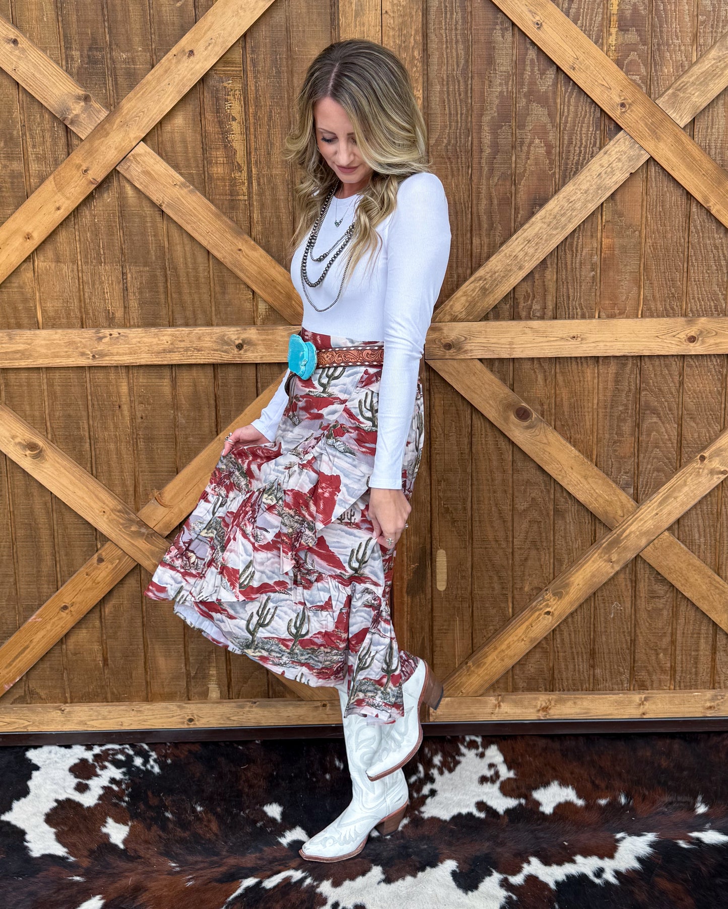 Desert Dreamin’ Ruffle Skirt