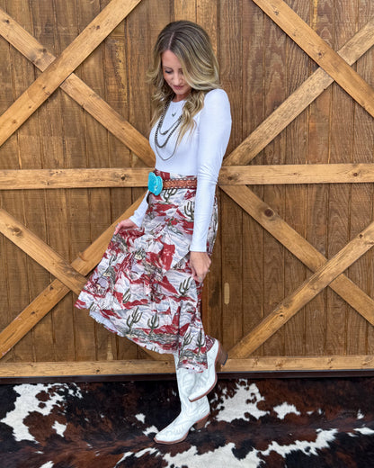 Desert Dreamin’ Ruffle Skirt