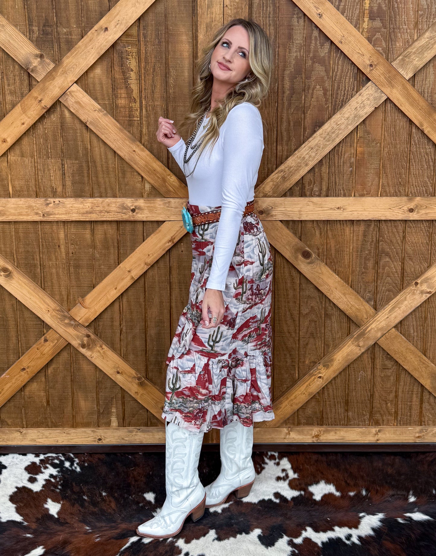 Desert Dreamin’ Ruffle Skirt