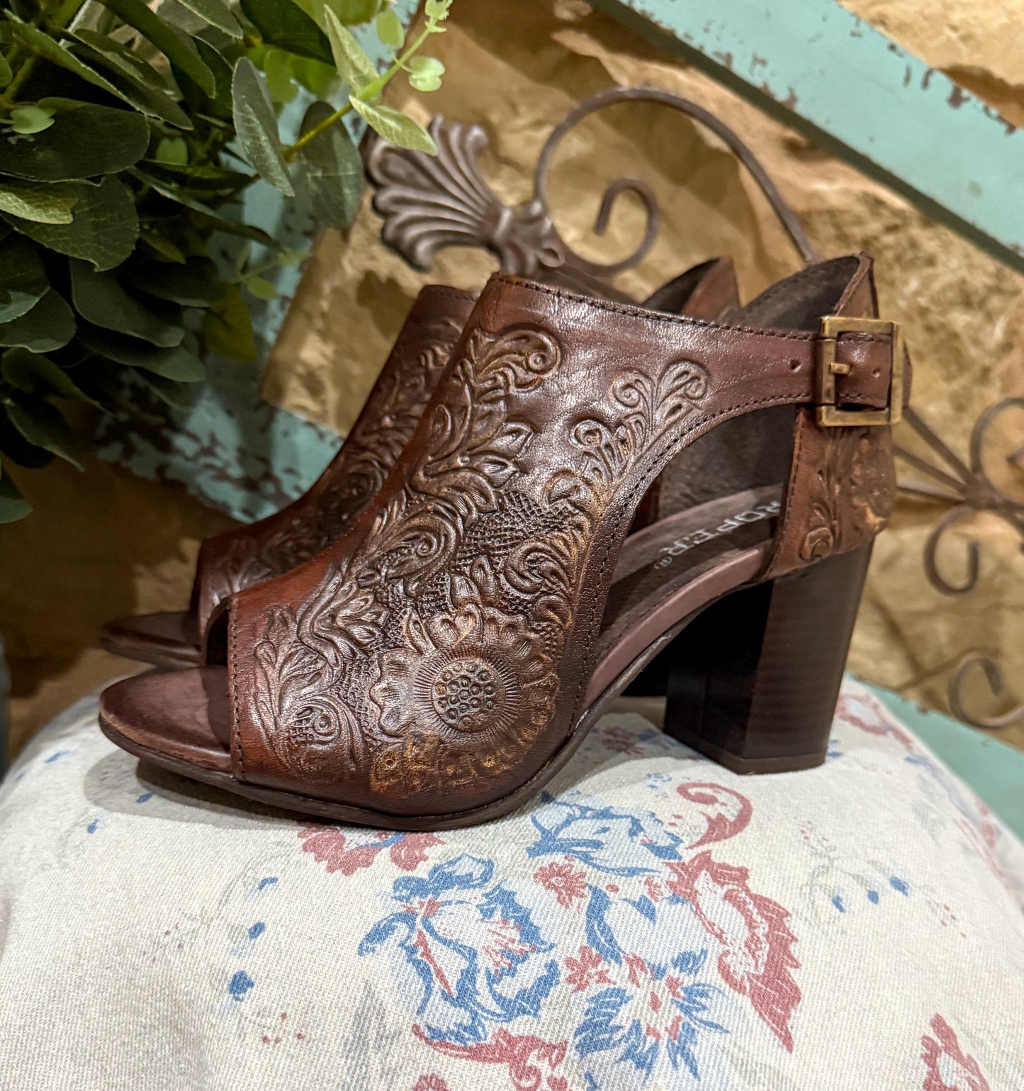 Mika Floral Heels by Roper
