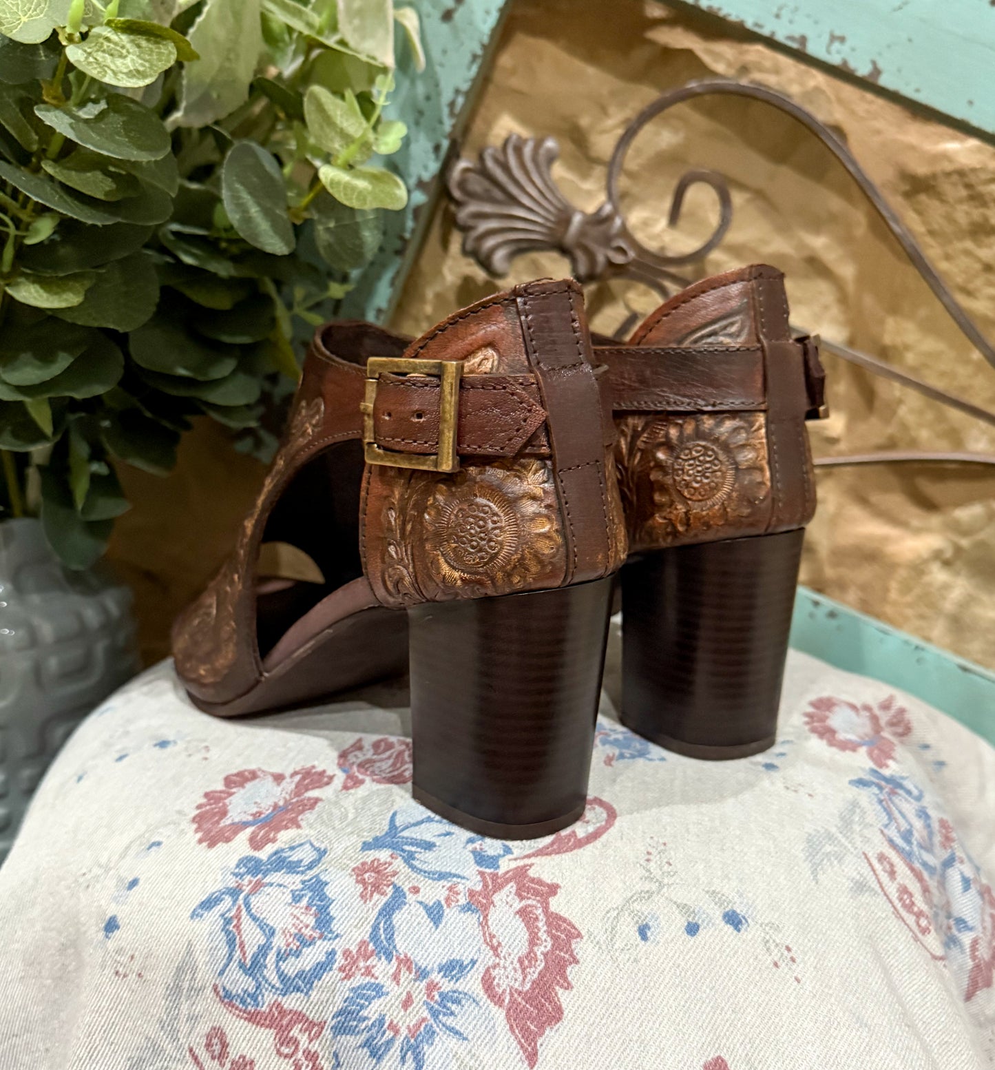 Mika Floral Heels by Roper