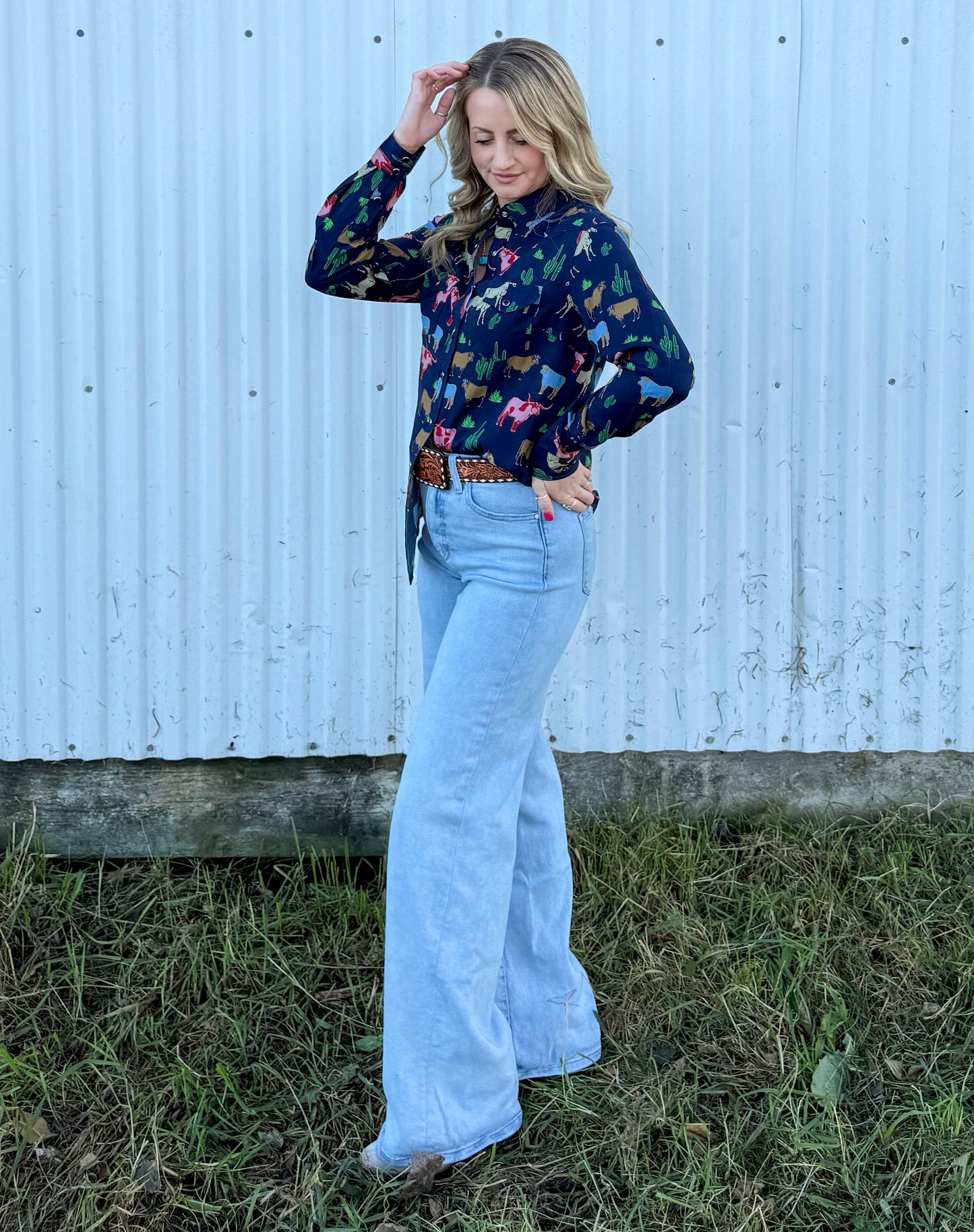 The Livestock Pearl Snap