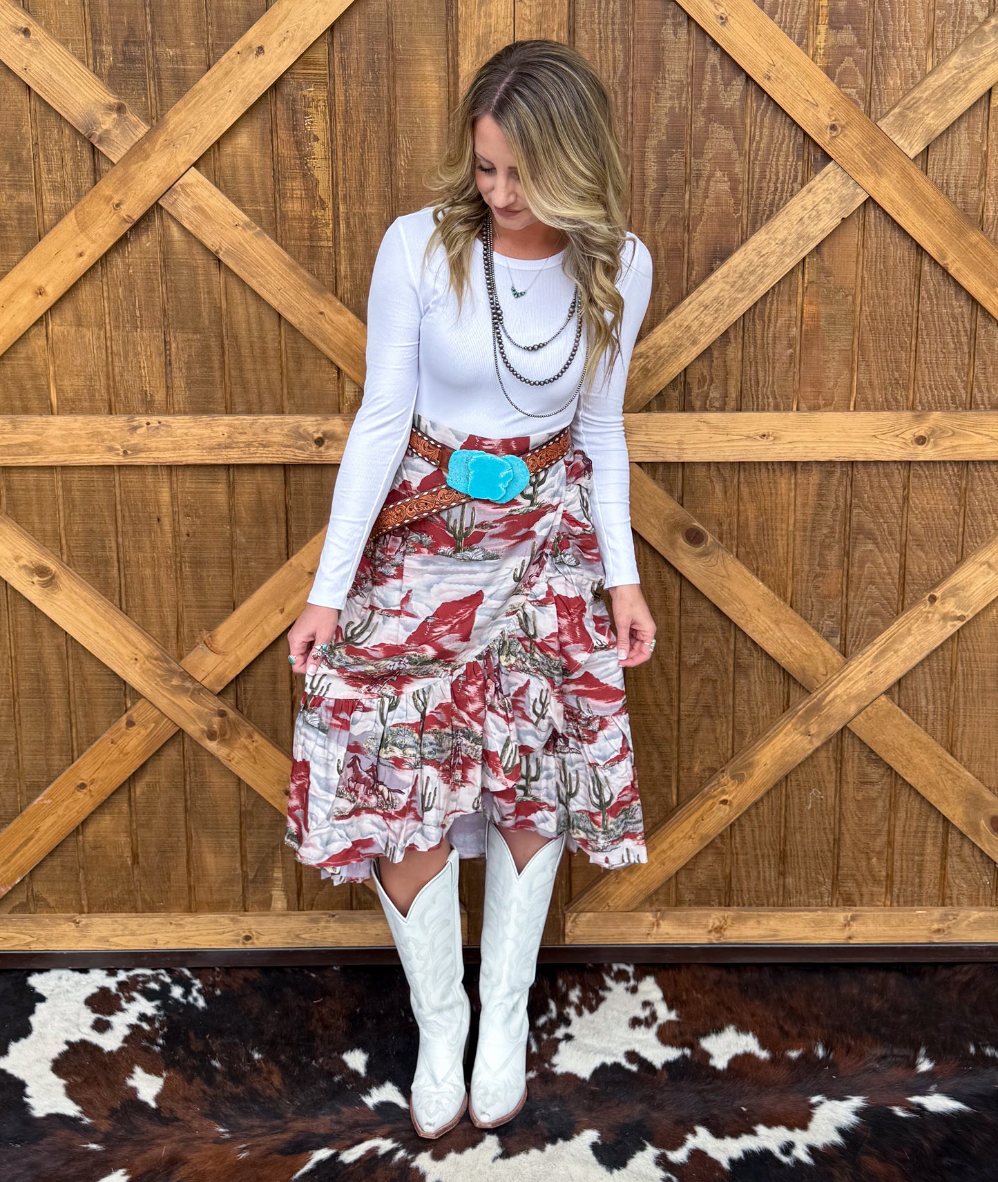 Desert Dreamin’ Ruffle Skirt