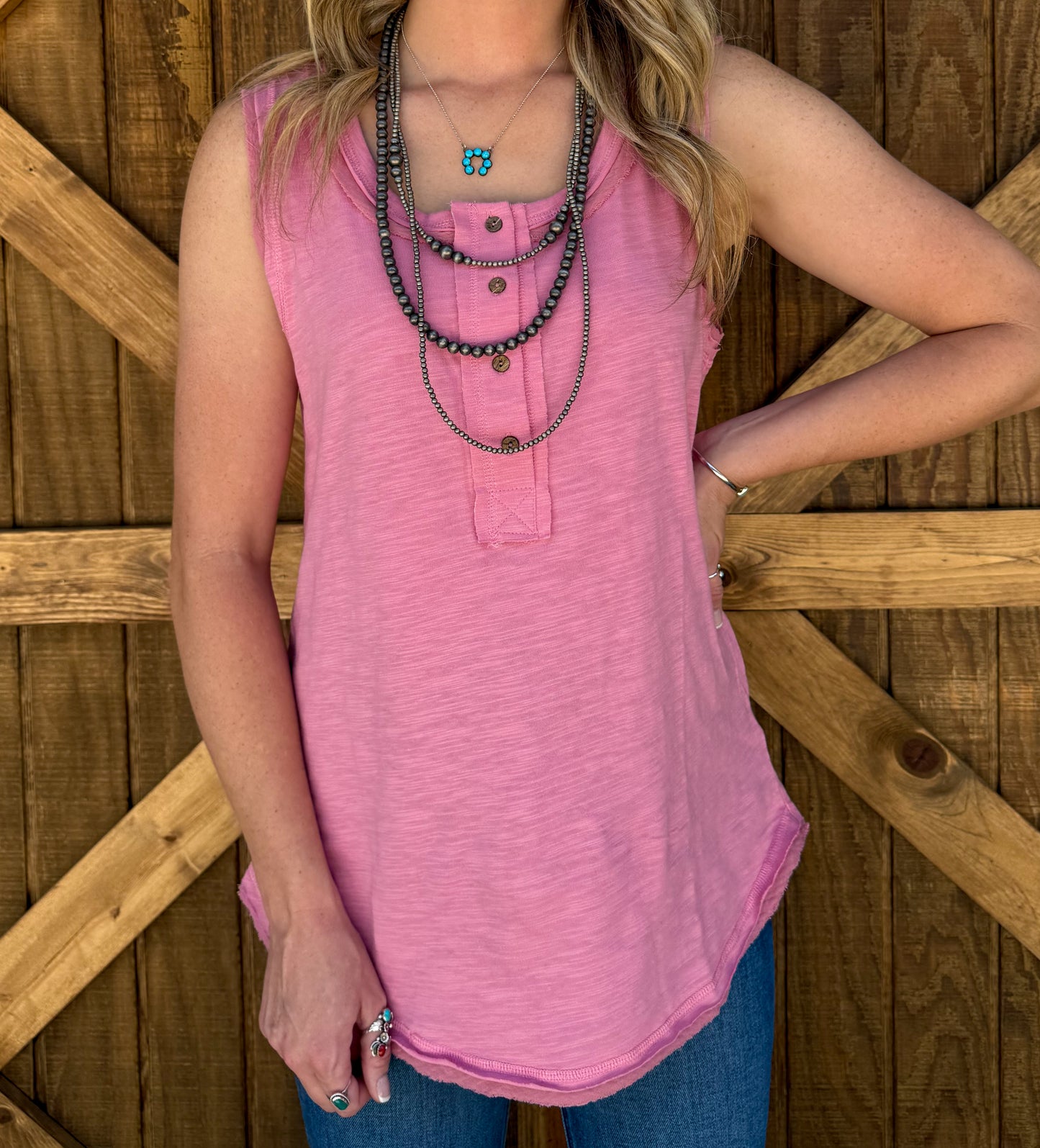 Avery Comfy Tank *Pink