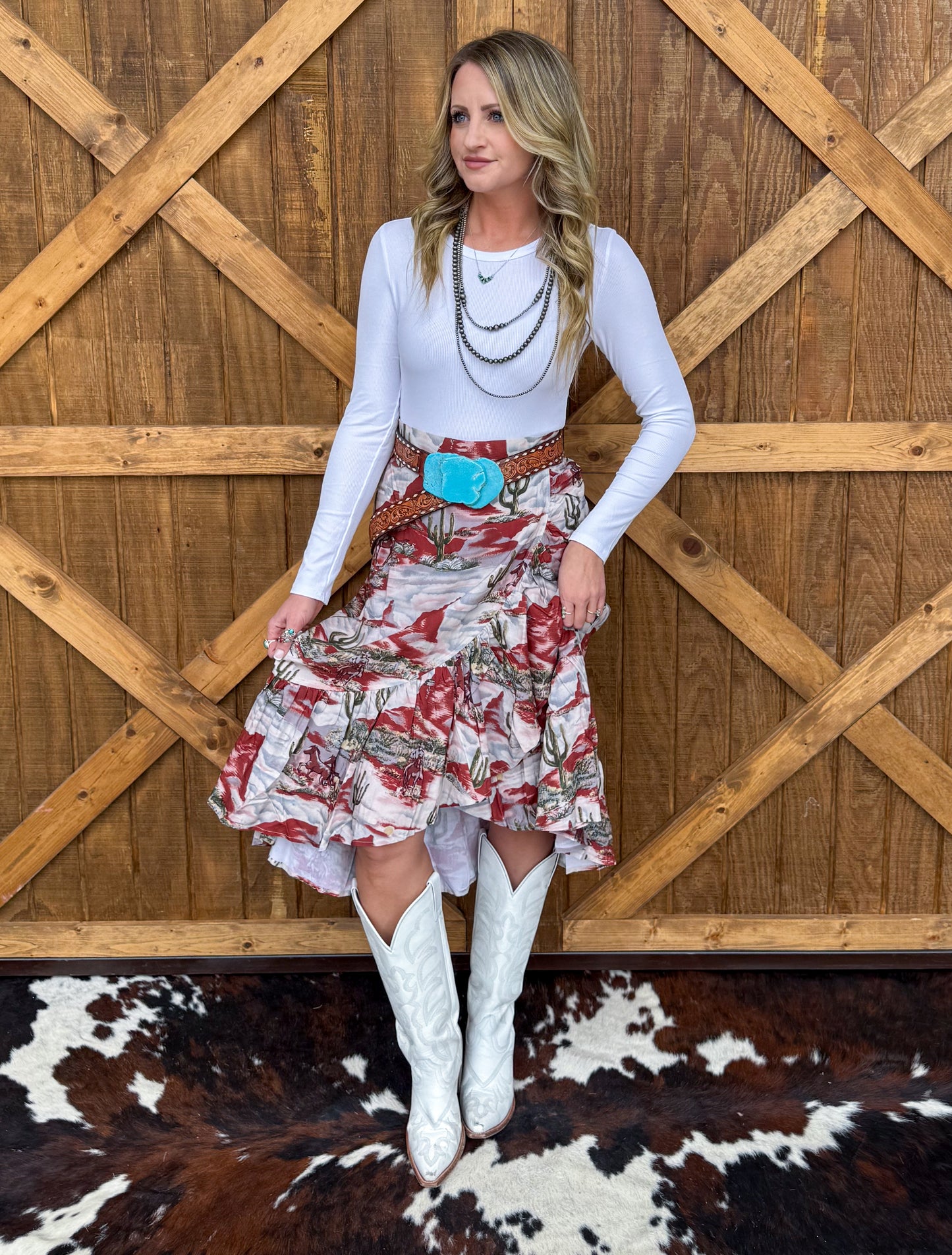 Desert Dreamin’ Ruffle Skirt