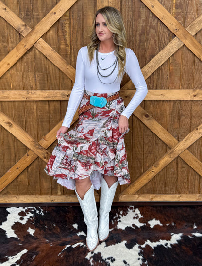 Desert Dreamin’ Ruffle Skirt