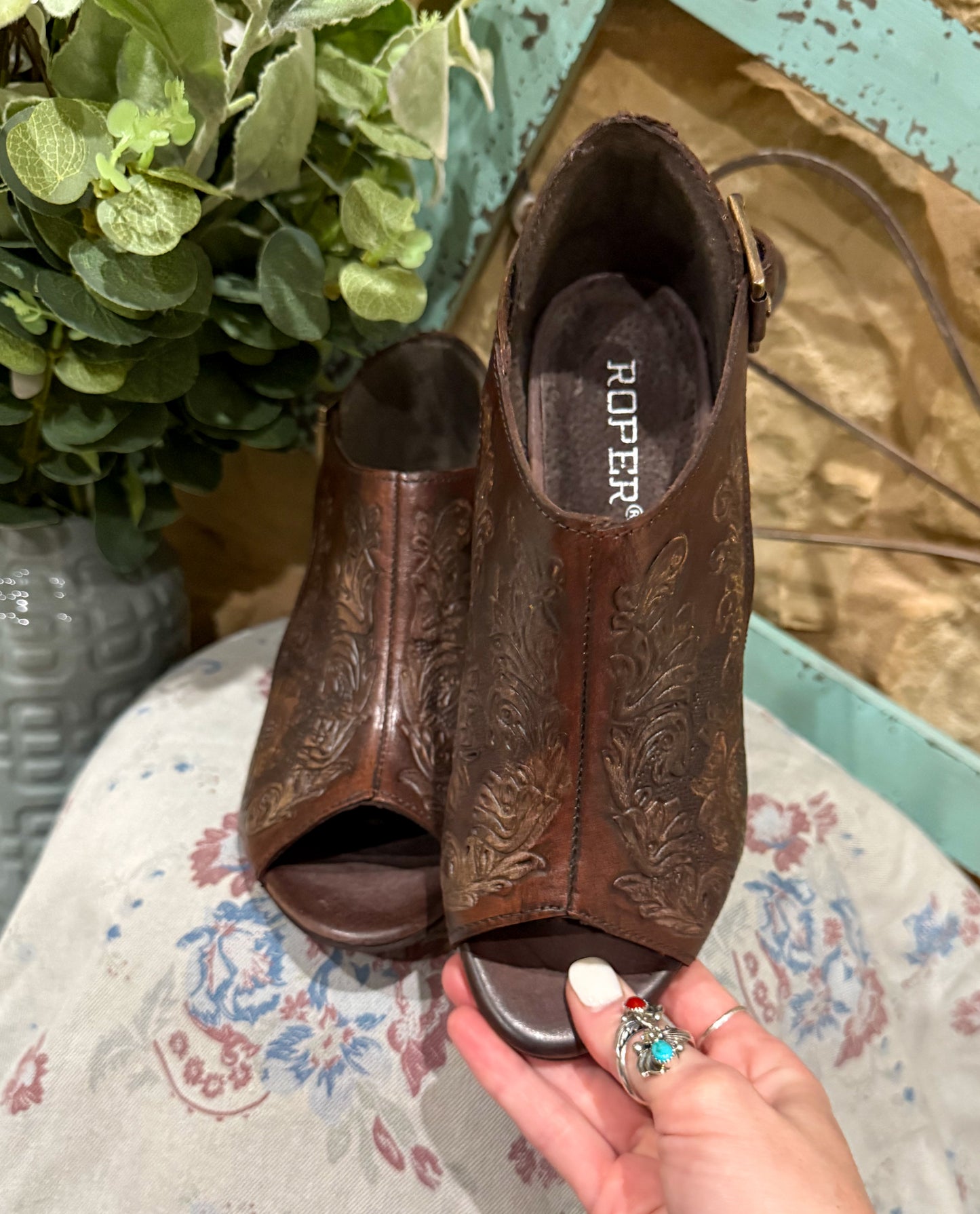 Mika Floral Heels by Roper