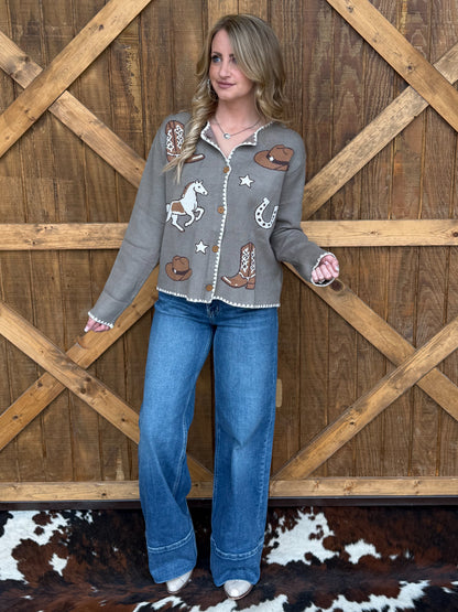 Classic Cowboy Cardigan