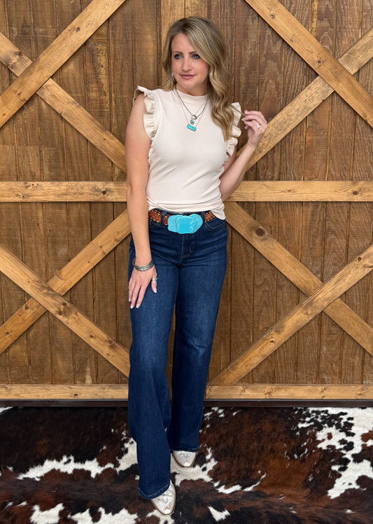 The Betty Top *Beige