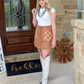 The Sheridan Mini Skirt - Camel