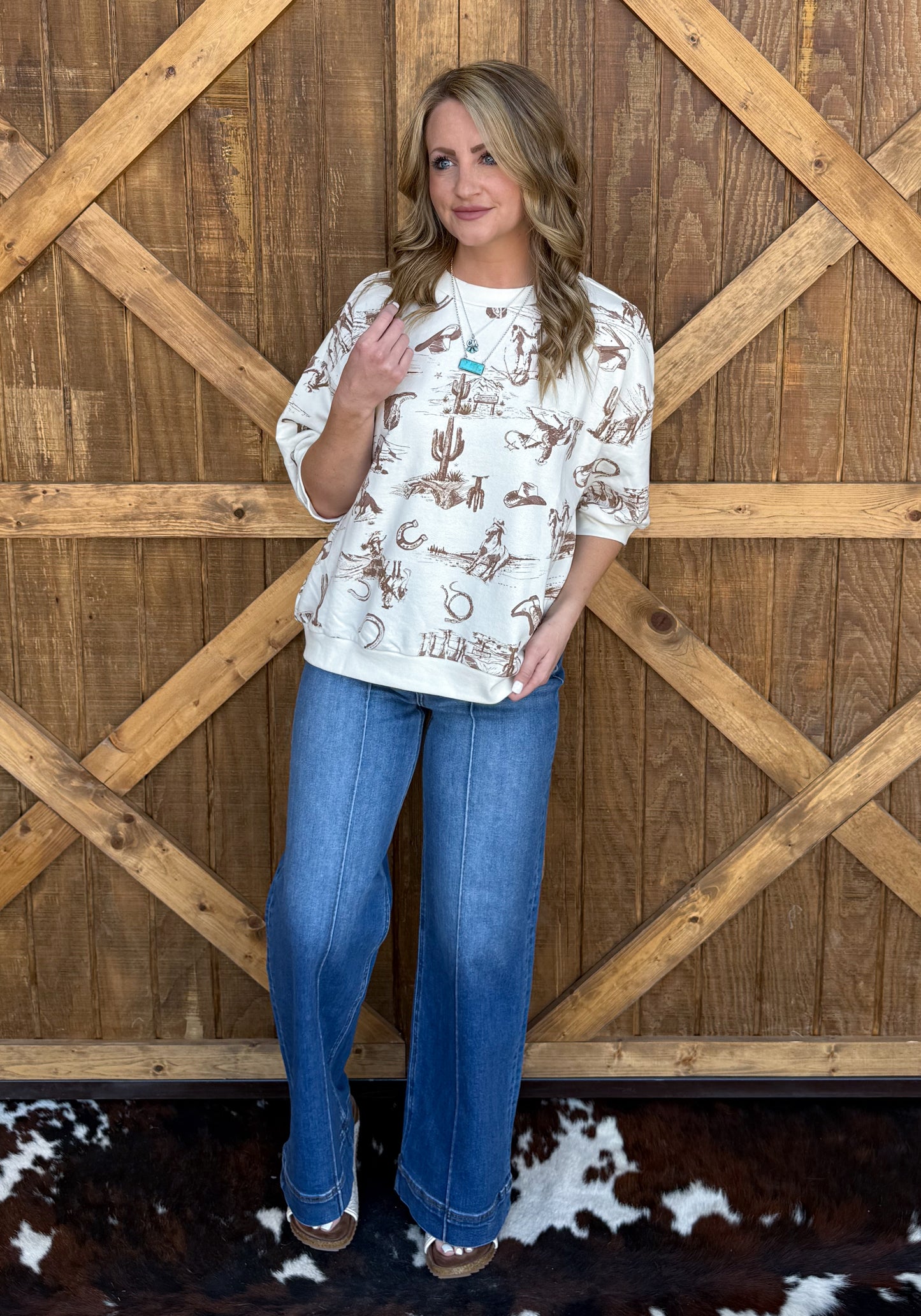 Cozy Cowboy Desert Top