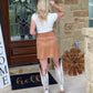 The Sheridan Mini Skirt - Camel