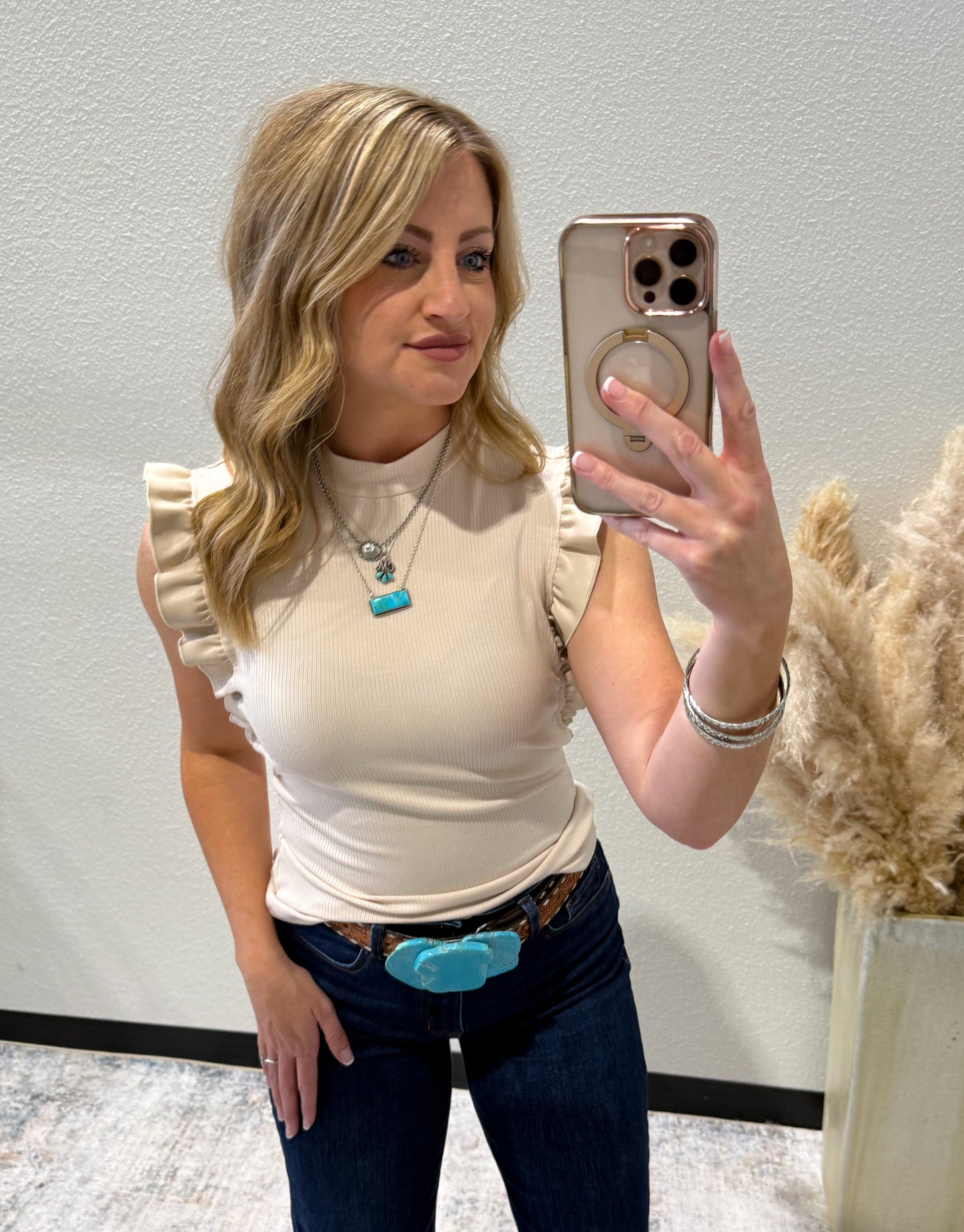 The Betty Top *Beige