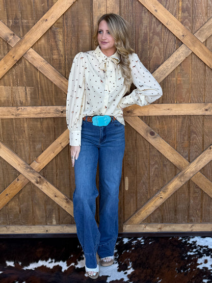 Dots & Horses Blouse