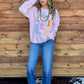 Pretty in Pink Boots Sweater