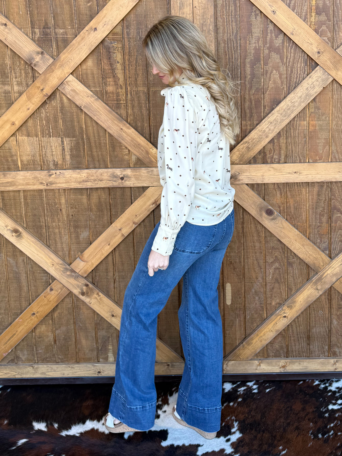 Dots & Horses Blouse