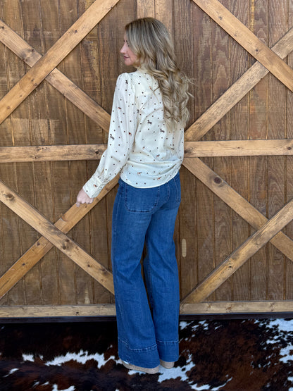 Dots & Horses Blouse