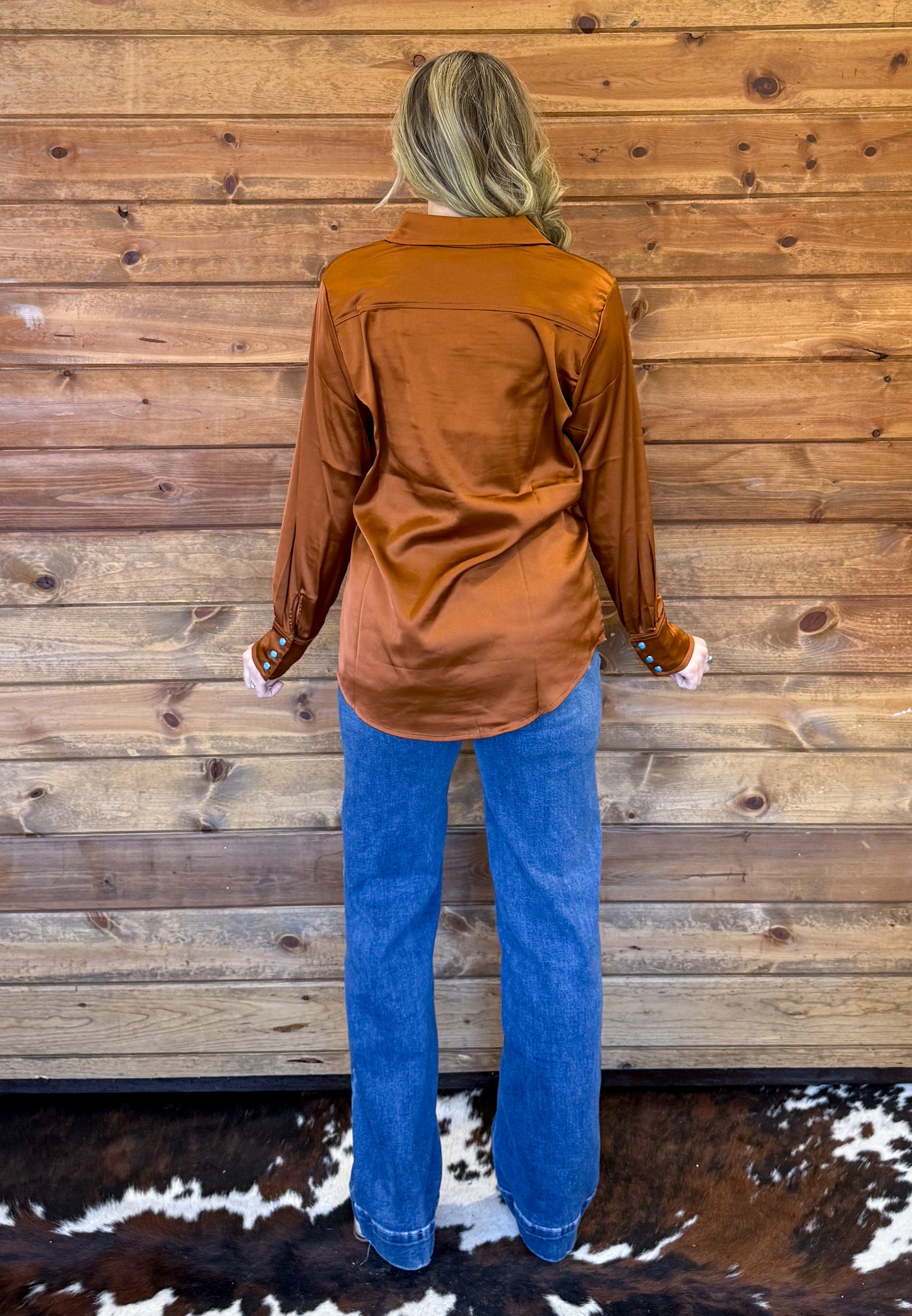 Satin Saddles Pearl Snap