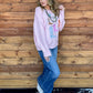 Pretty in Pink Boots Sweater