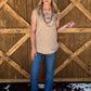 Avery Comfy Tank *Taupe