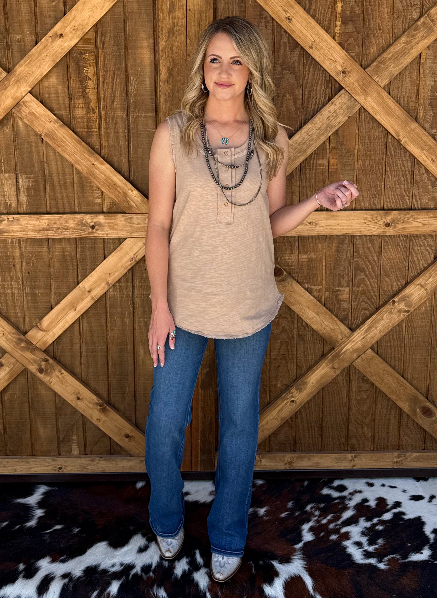 Avery Comfy Tank *Taupe
