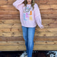 Pretty in Pink Boots Sweater