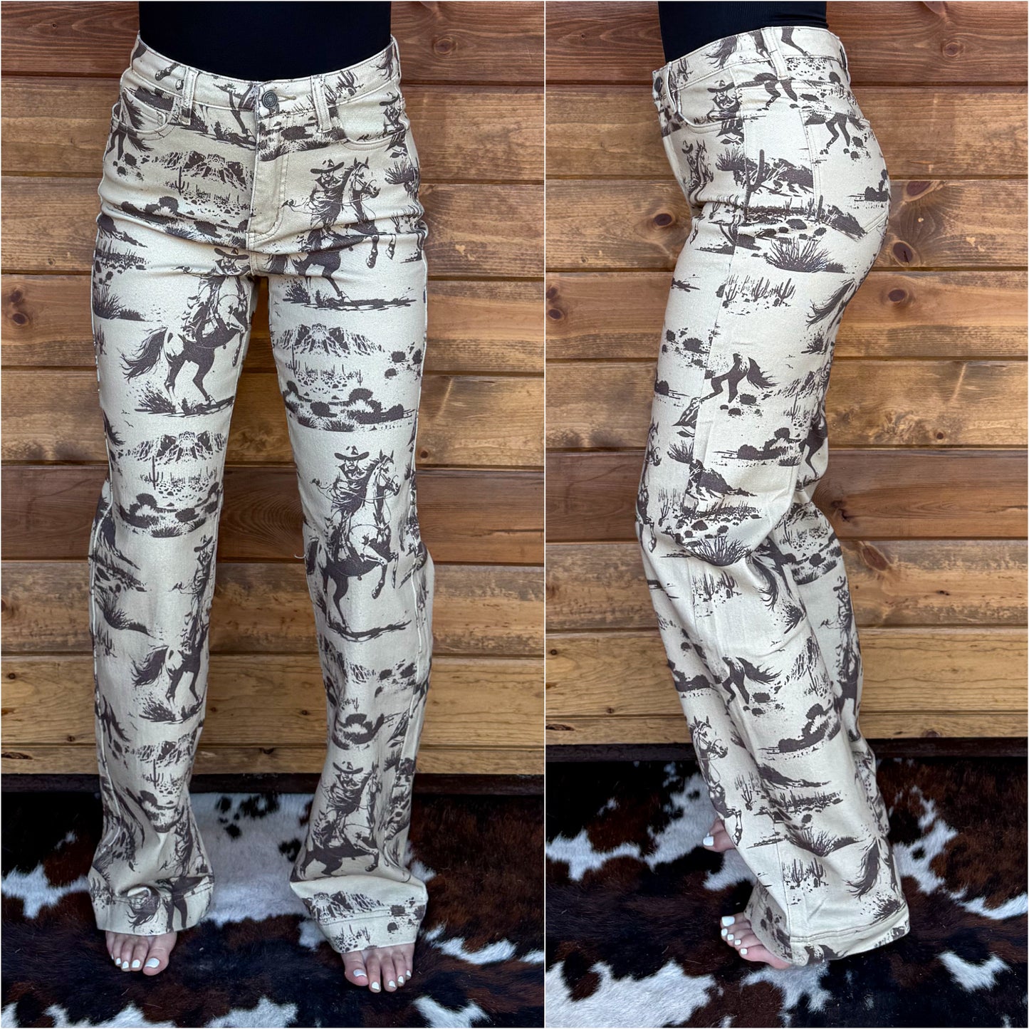 Western Cowboy Trouser Jeans