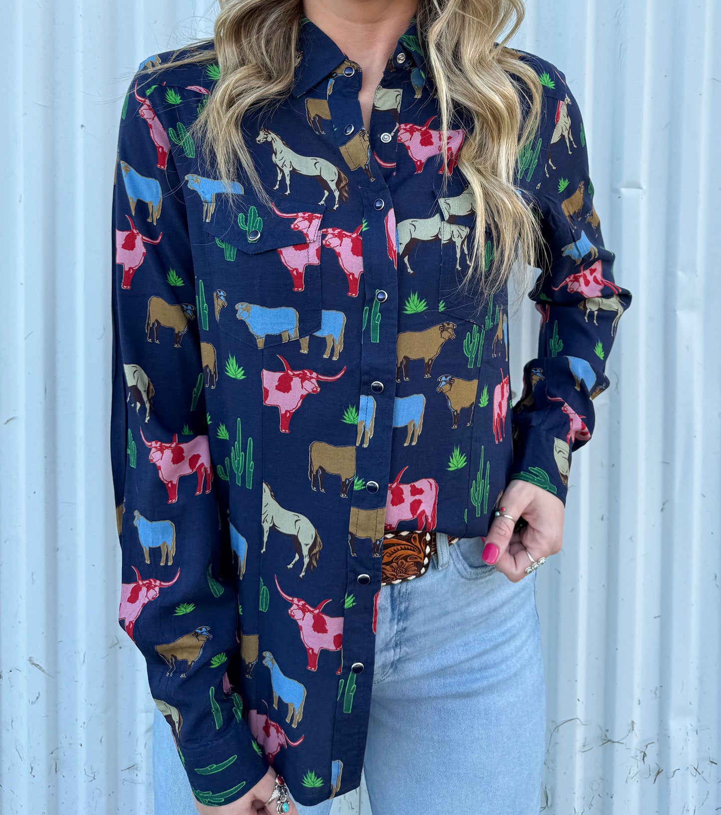 The Livestock Pearl Snap