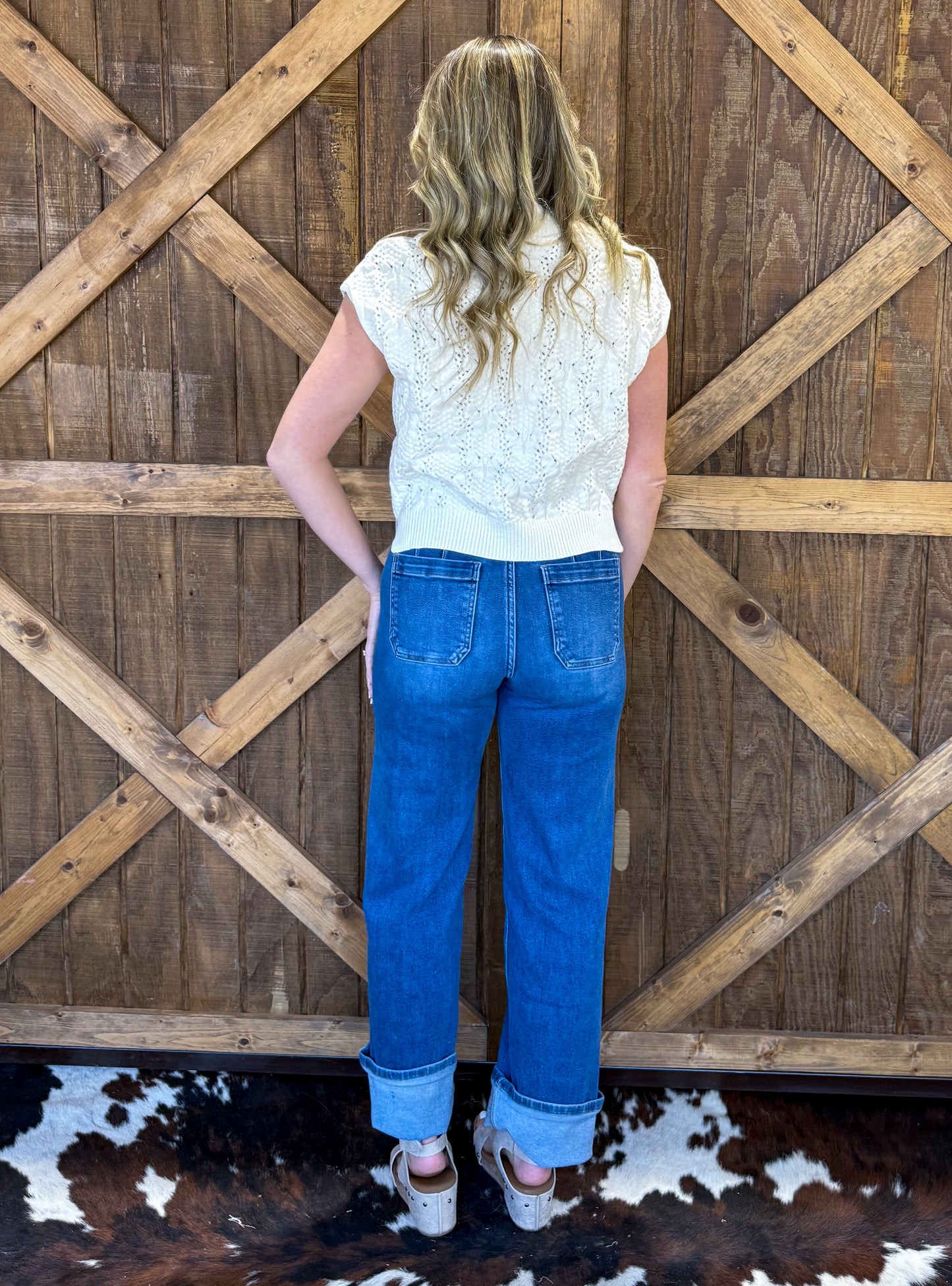 Snowy Range Knit Sweater Top