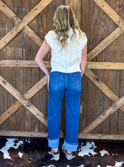 Snowy Range Knit Sweater Top