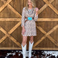 Sandy Aztec Mini Dress