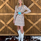 Sandy Aztec Mini Dress