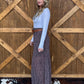 Tack Room Mesh Maxi Skirt