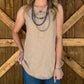 Avery Comfy Tank *Taupe