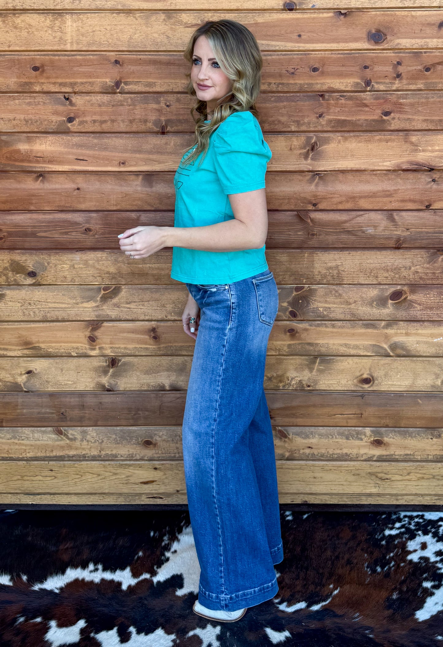 Cowgirl Boot Stitch Top