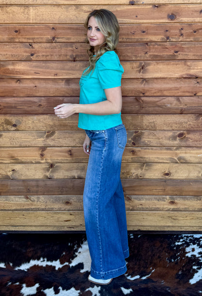 Cowgirl Boot Stitch Top