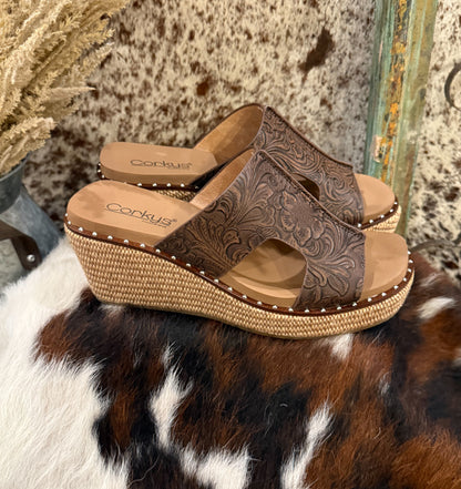 Western Floral Wedges