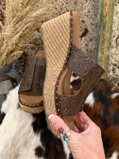 Western Floral Wedges