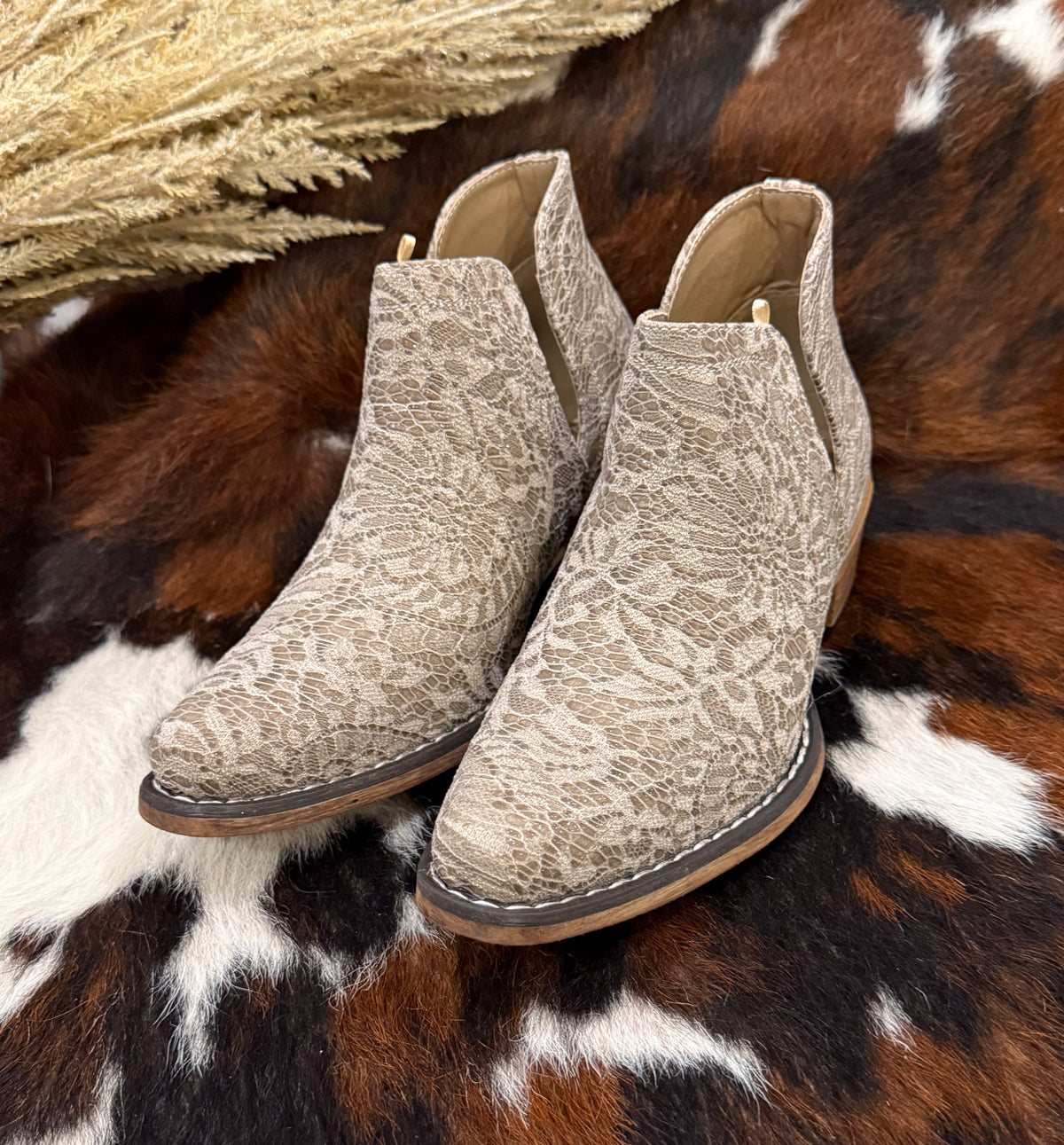 Rodeo Lace Booties
