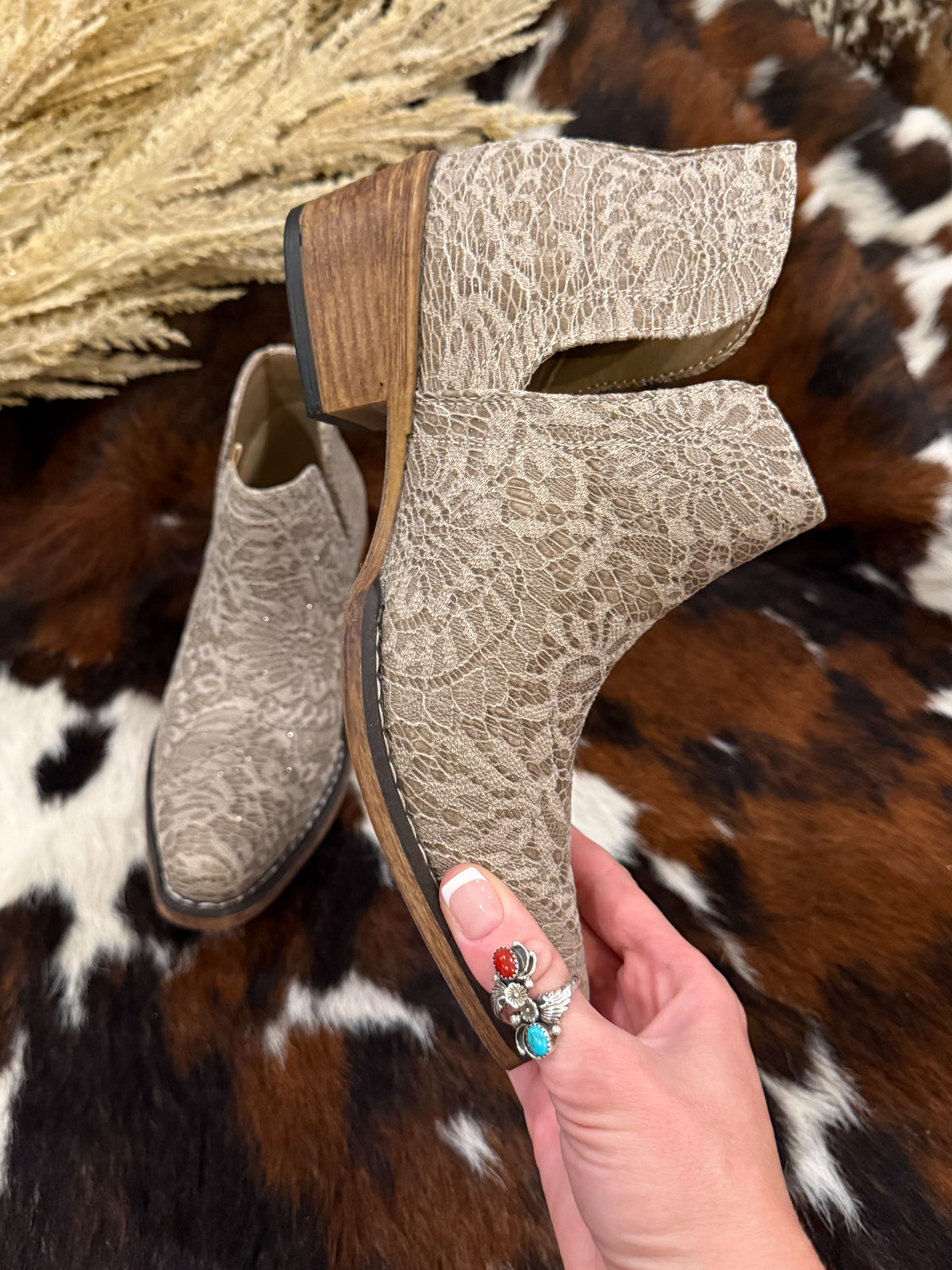 Rodeo Lace Booties