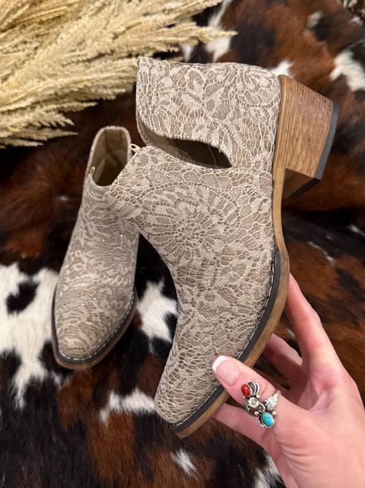 Rodeo Lace Booties