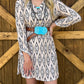 Sandy Aztec Mini Dress