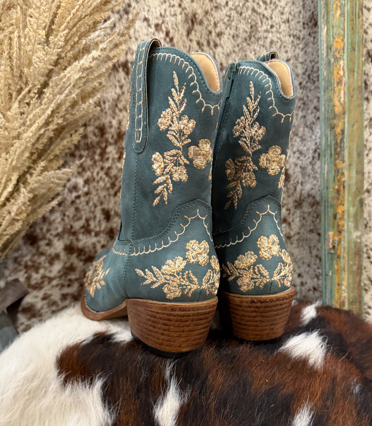 The Floral Booties