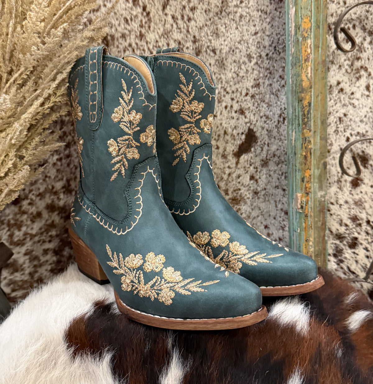 The Floral Booties