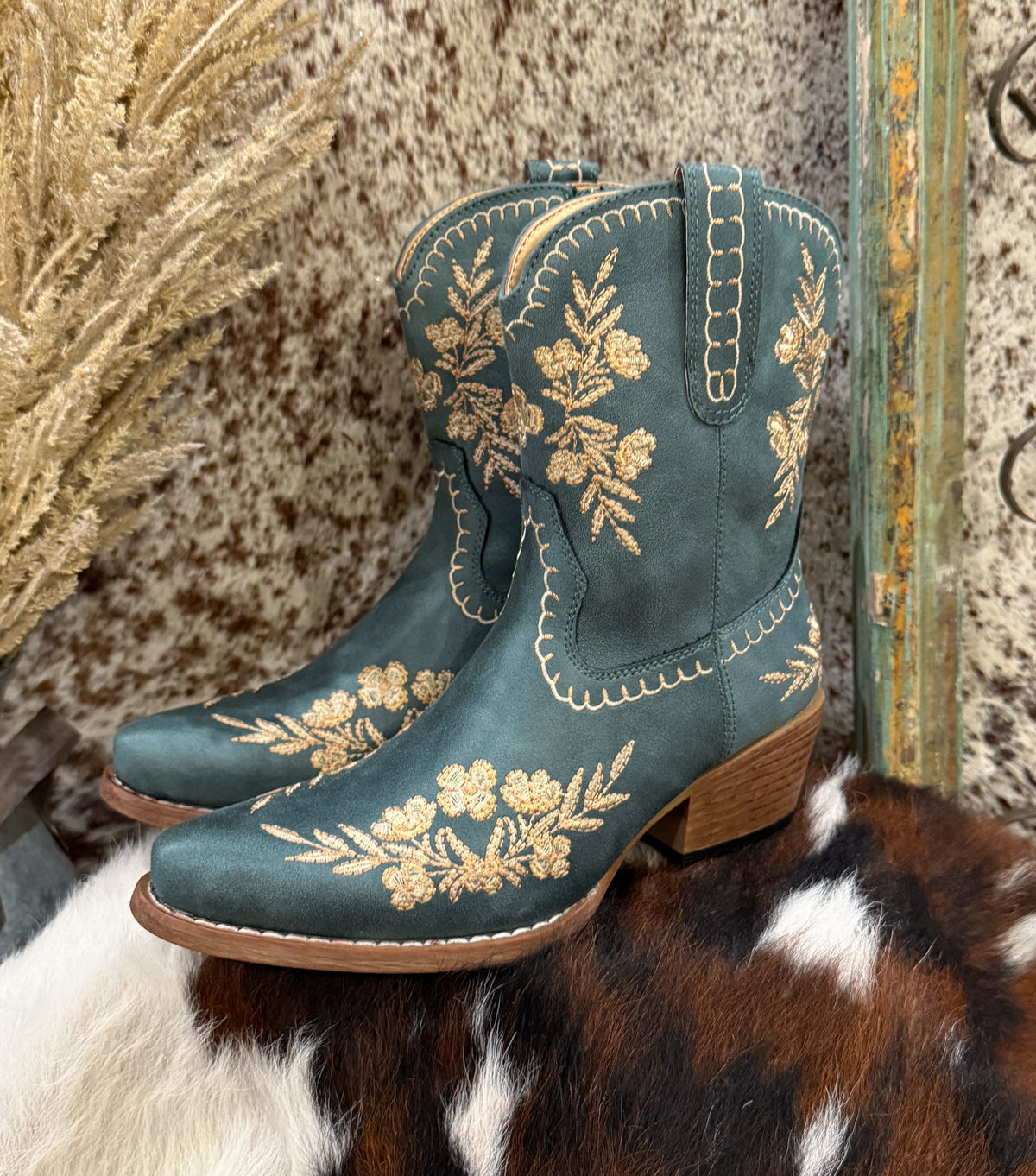 The Floral Booties