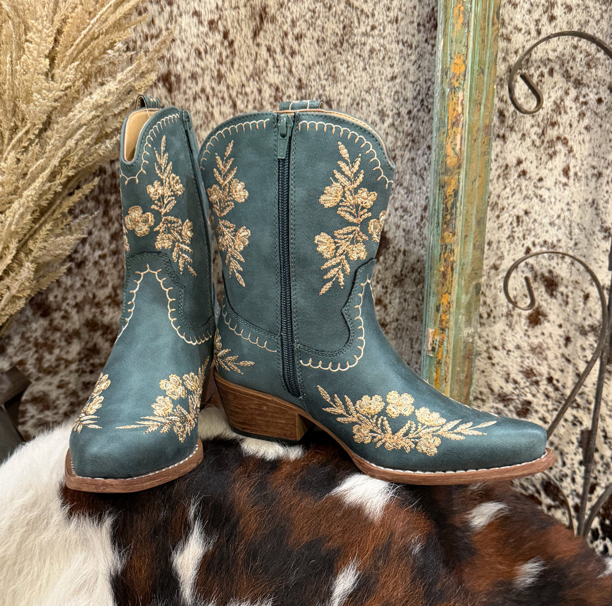 The Floral Booties